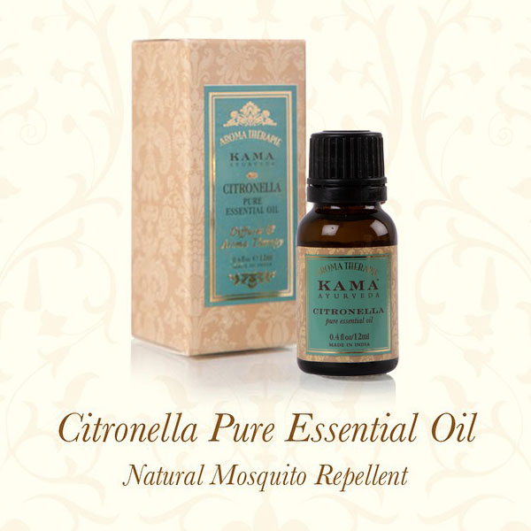 citronella pure essential oil as mosquito repellant