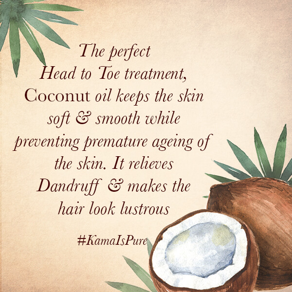 virgin coconut oil for hair and skin