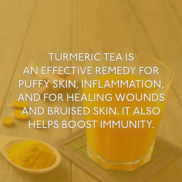turmeric tea for skin