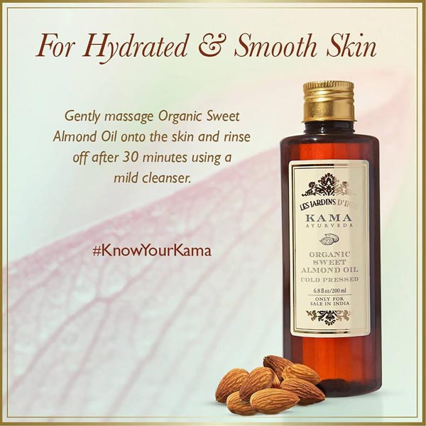 almond oil as dry skin moisturiser