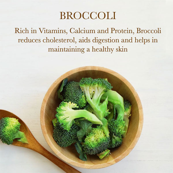 broccoli for glowing skin