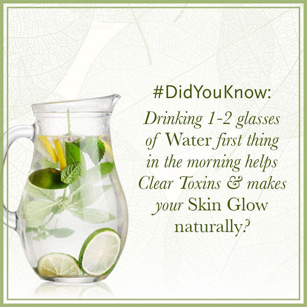 water for glowing skin